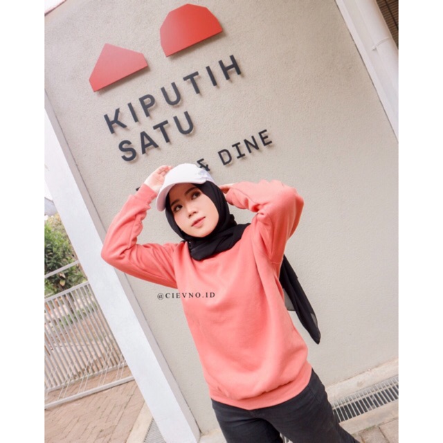 B.SWEATER SALMON POLOS SIZE M - XXXL