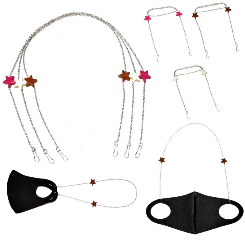 Kalung Gantungan Masker Strap Mask Korean Star Series Bintang