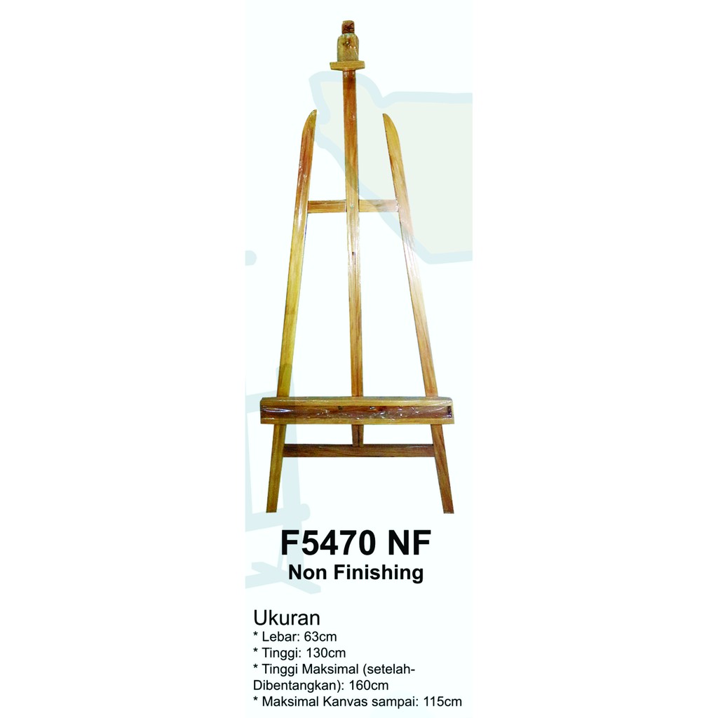 

EASEL F5470 (STAND KANVAS) NON FINISHING KAYU SUNGKAI