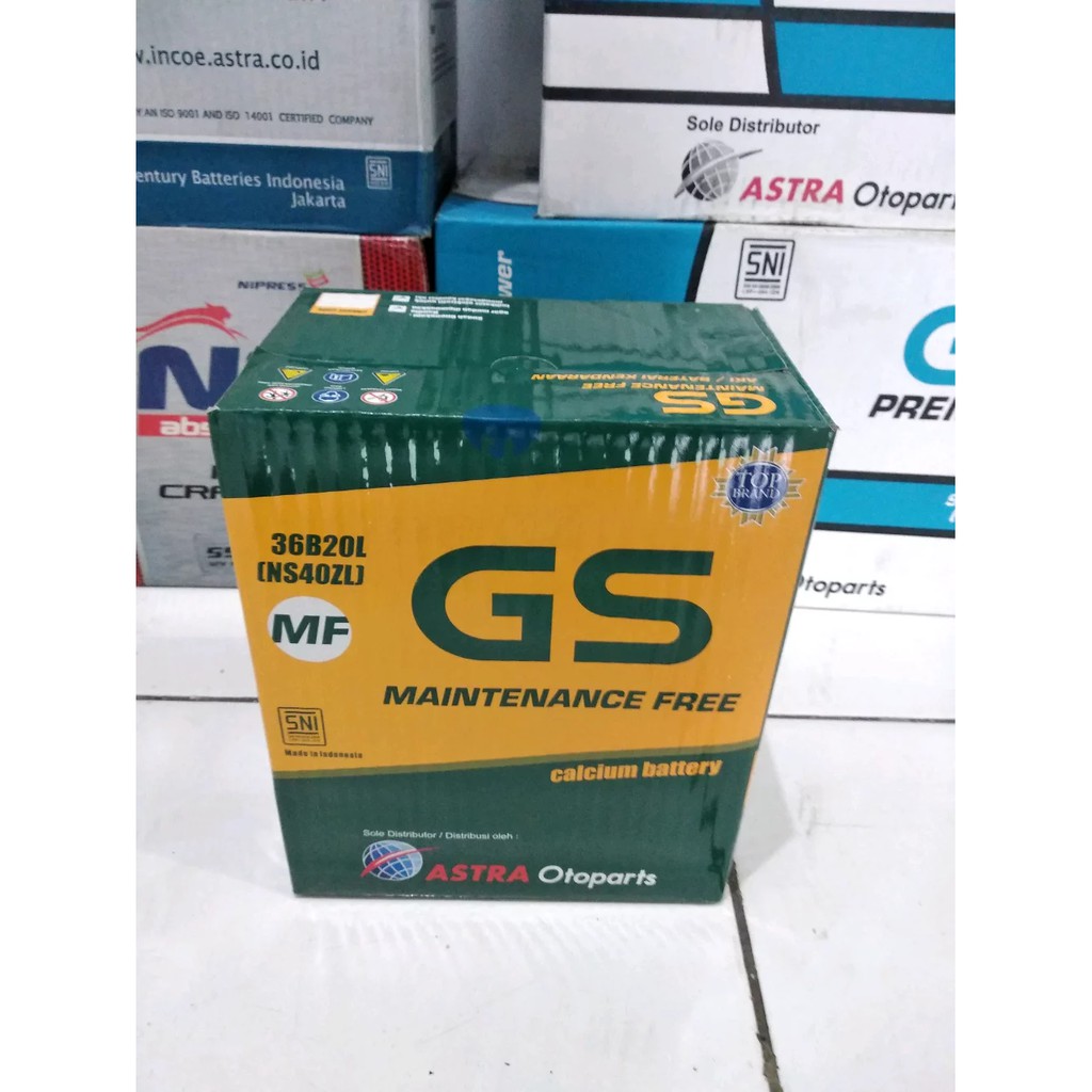 Aki Kering GS ASTRA NS40ZL