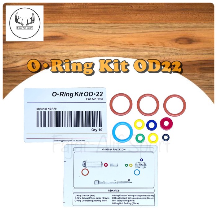 [Aksesoris] Sil Set Oring Set Tabung V5 Od22 - Tabung V5 Od22 - Tabung Sharp Sale