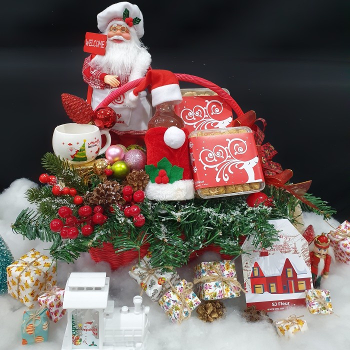 

Paket dekorasi hampers natal christmas parcel 31