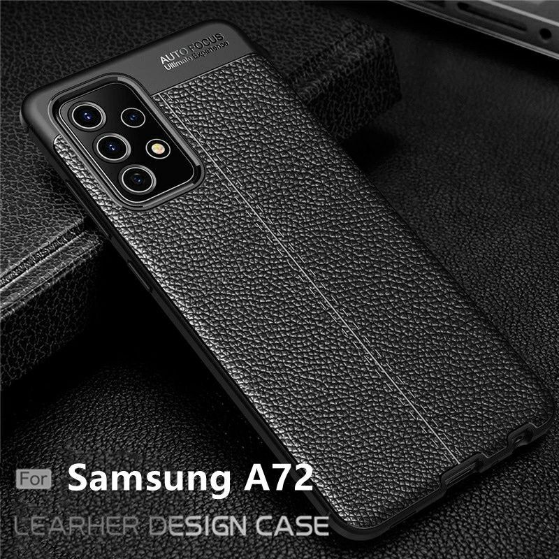 Autofocus Samsung A32 A52 A52s A72 2021 Silikon Softcase Hitam Lembut Lentur