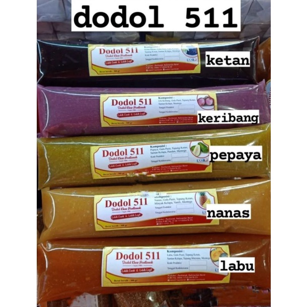 

Dodol Buah 511 / Dodol Pontianak / Dodol Buah Buahan