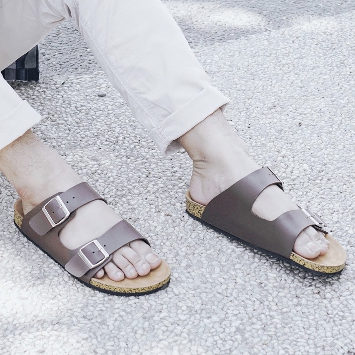 CRACKER BROWN |ManNeedMe x Lvnatica| Sandal Casual Pria Sendal Cowok Outdoor ORIGINAL