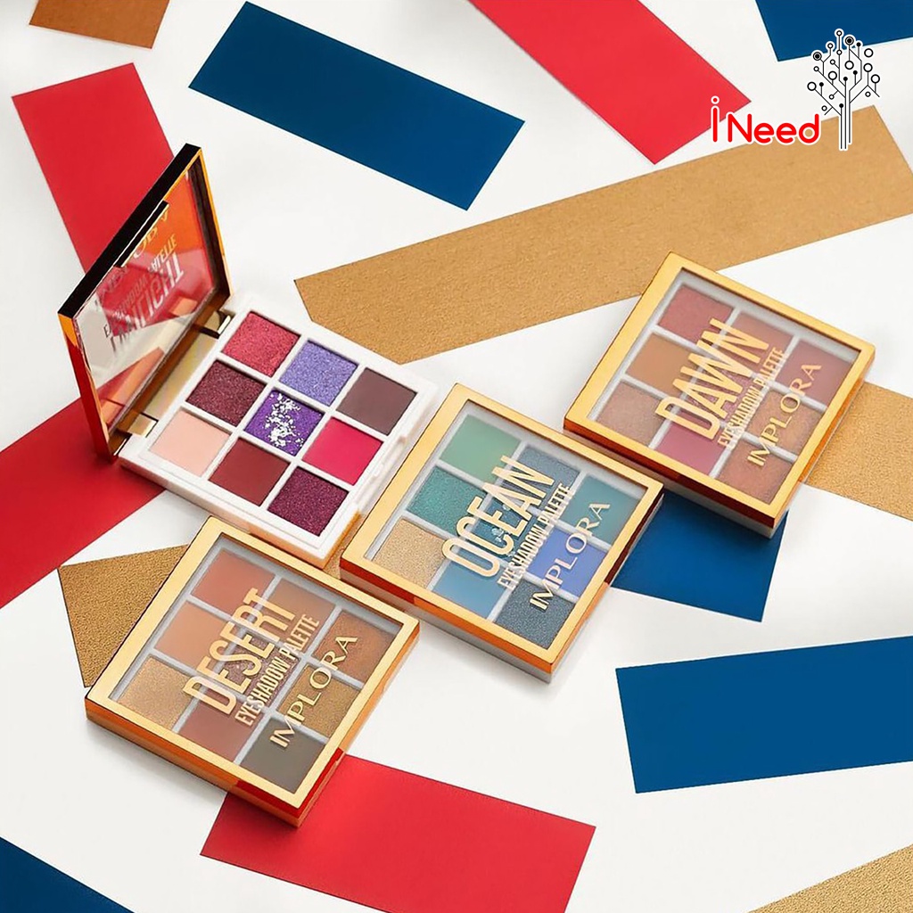 (INEED) IMPLORA EYESHADOW PALETTE (TWILIGHT/DAWN/DESERT/OCEAN)