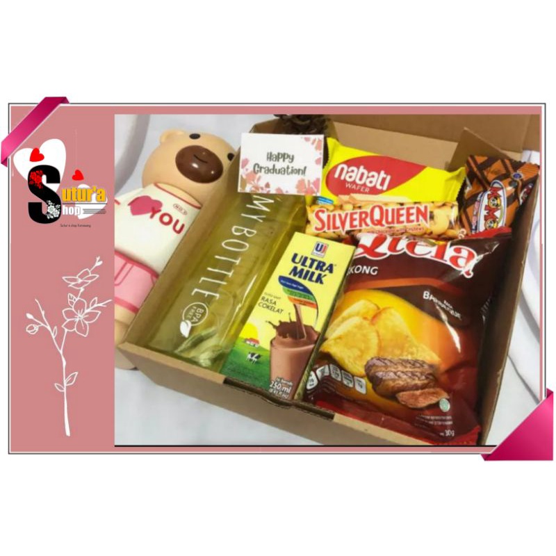 

[NEW] Murah!!! Hampers Snack Box / Snack Gift Box / Hadiah Wisuda / Kado Ulang Tahun / Hadiah Anniversary
