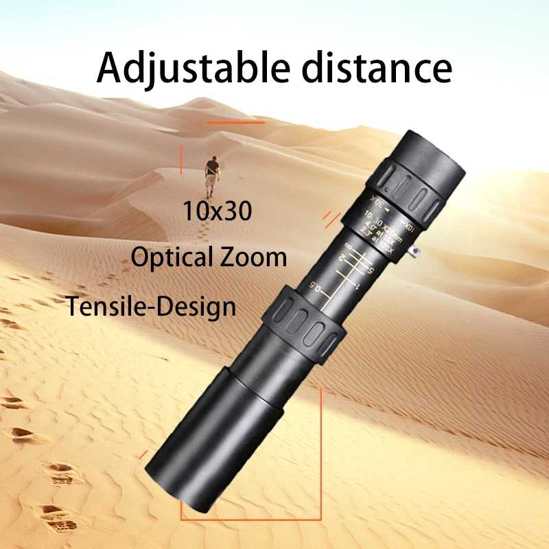 TG-IDI TTVXO Monocular Telescope 10-300x40 Zoom with Tripod and Clip - FBA44