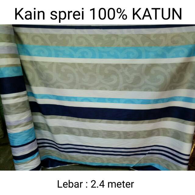 BAHAN KAIN SPREI KATUN METERAN /KAIN KATUN ASLI ADEM / SPREI ADEM KATUN (YARD)