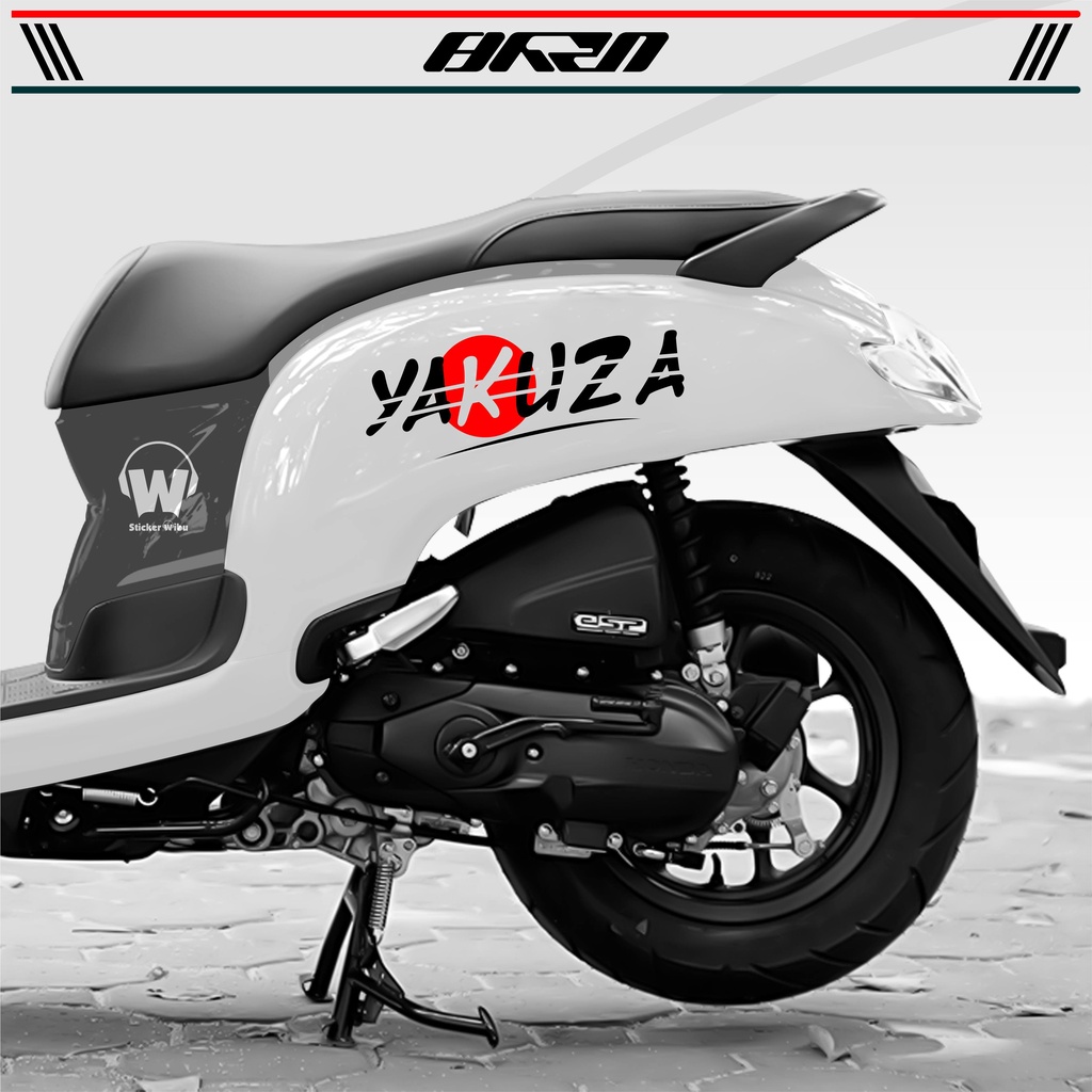 STRIPING STICKER CUTTING SCOOPY / VESPA / GENIO / MATIC / STIKER MOTOR / MOBIL / YAKUZA / SAMURAI / 