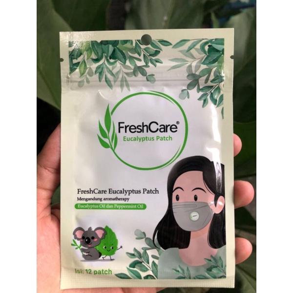 Tempelan stiker masker import isi 16 patch seperti freshcare  FreshCare Eucalyptus Patch