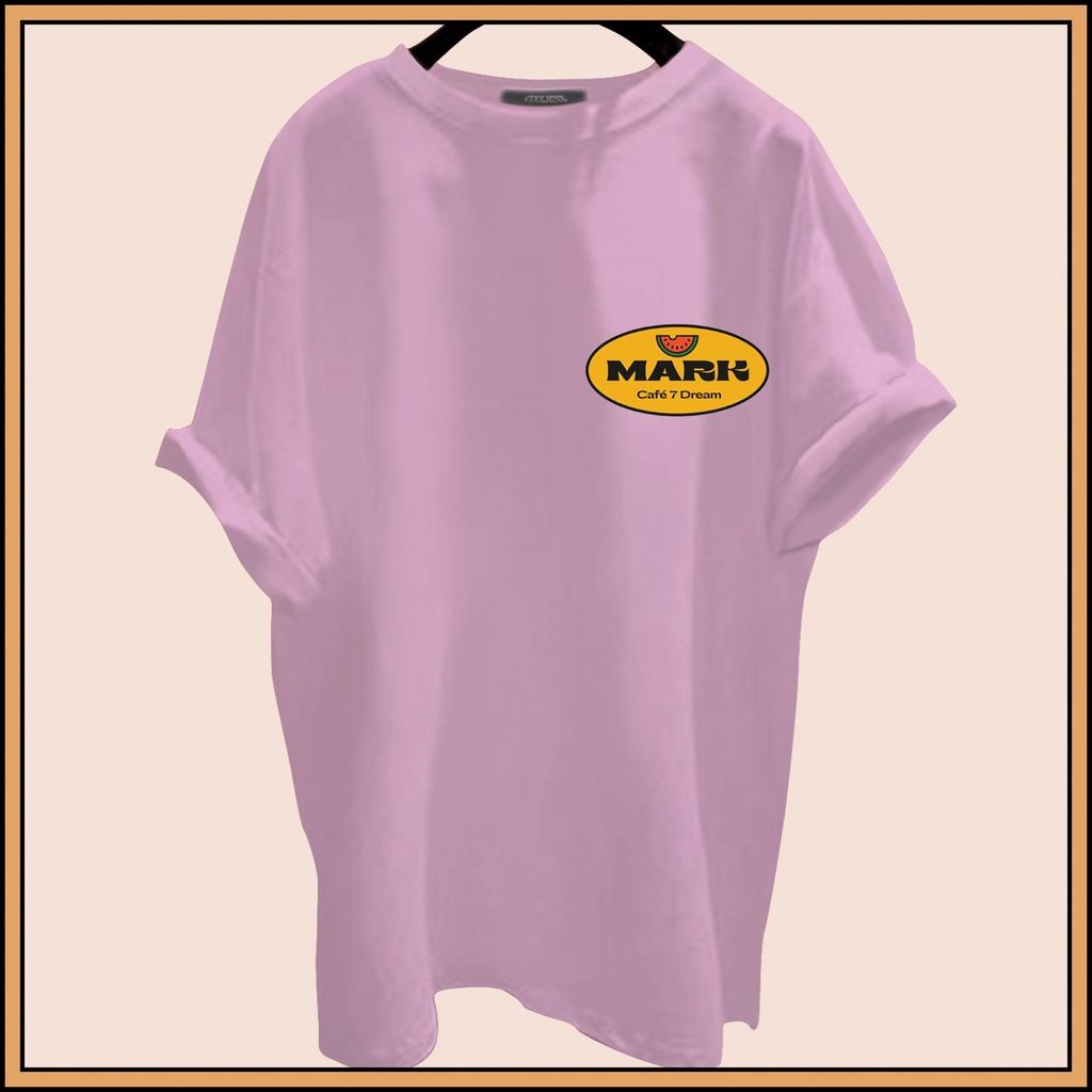 CALVIERO SHOP - BAJU KAOS ATASAN WANITA MARLK LOGO PRINT