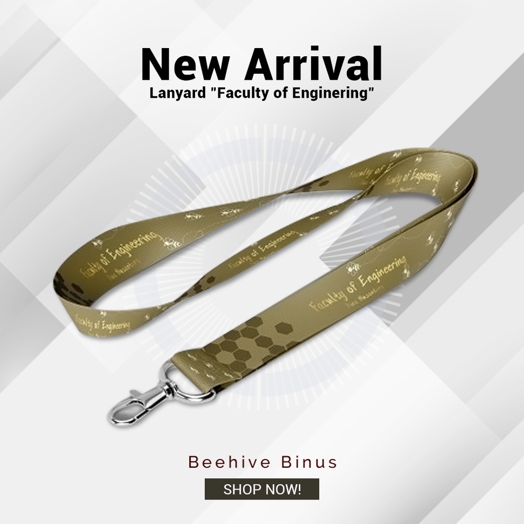 Jual Beehive Binus - Lanyard Faculty of Engineering | Shopee Indonesia