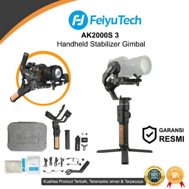 Gimbal Feiyu Tech AK-2000S 3 Axis Gimbal Stabilizer For DSLR & Mirrorless
