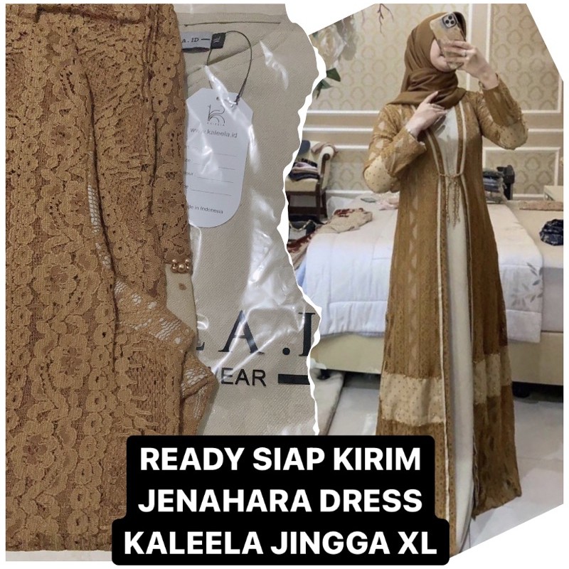 READY Jenna Harra Dress Kaleela Jingga XL Jenahara Luxury