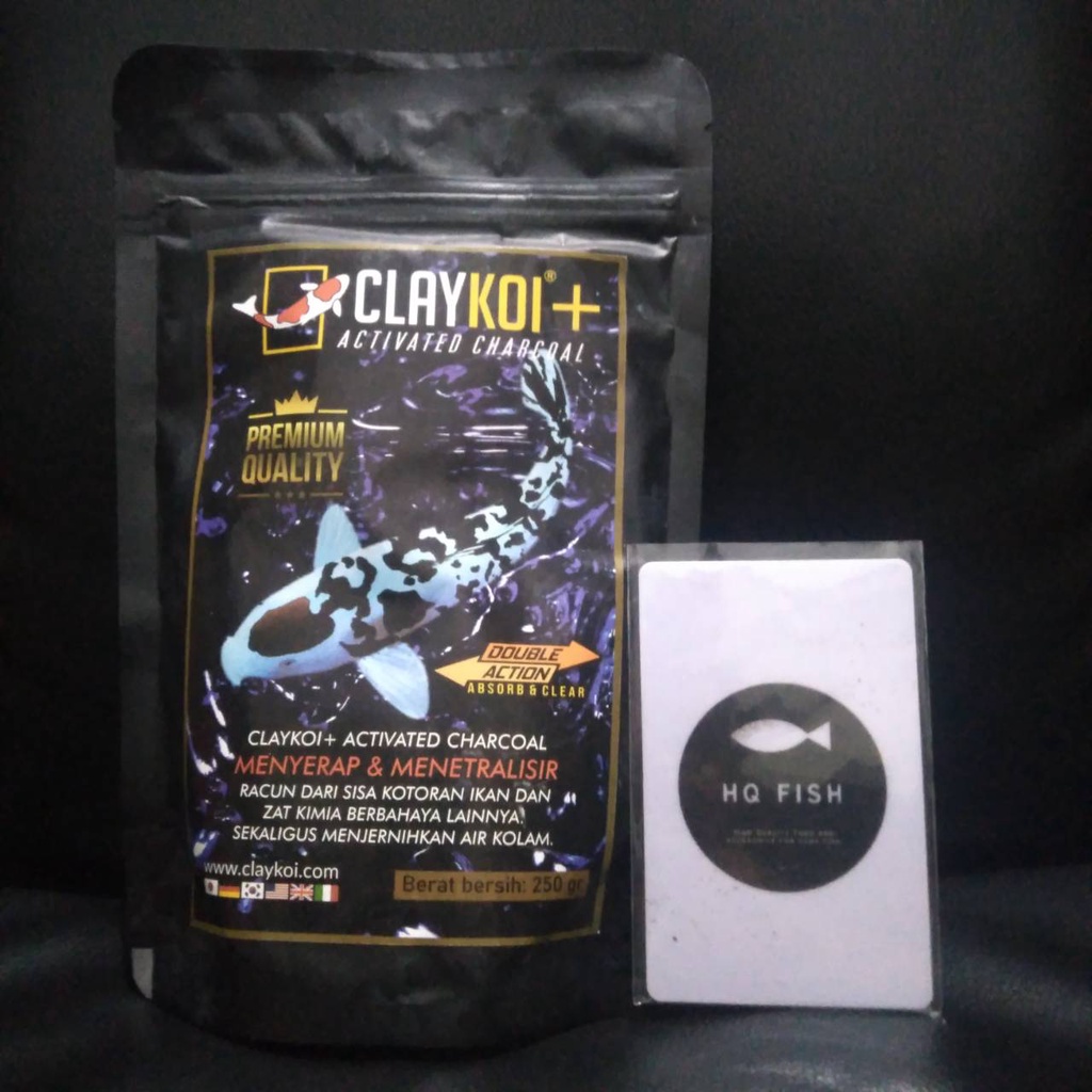 CLAYKOI HITAM 250 GR PREMIUM QUALITY CLAY KOI