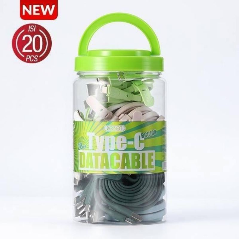 [R-GC ROBOT] Kabel Data Type c Fast Charging 2.4A Usb C Fast Charging Original Robot