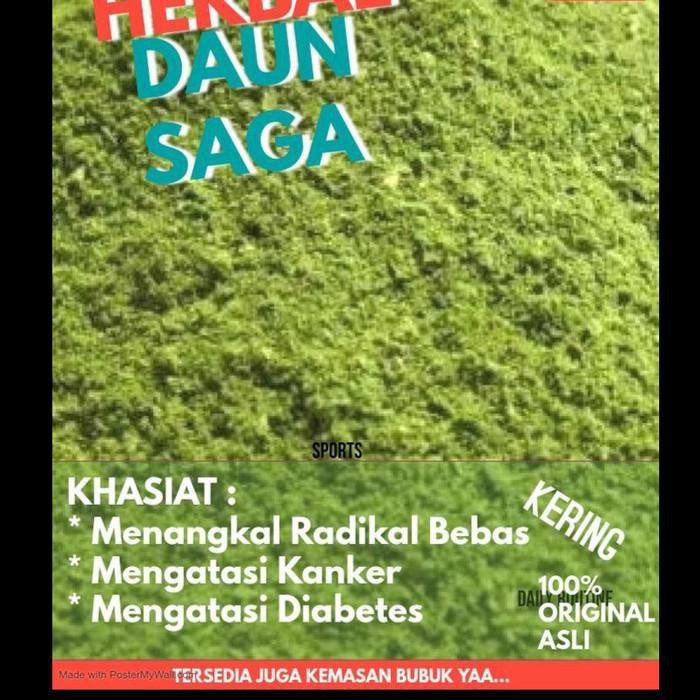 

Daun Saga Bubuk Murni 500gr | Mengatasi Peradangan Mata