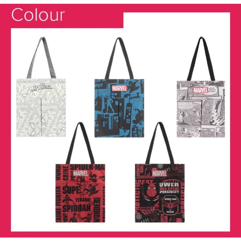 MINISO Marvel Tas Selempang Shoulder Bag Fashion untuk Sekolah dan Bepergian