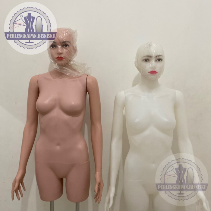 Mars_venus -  Manekin Patung Baju Wanita Setengah Badan Kepala Tangan Plastik - 2