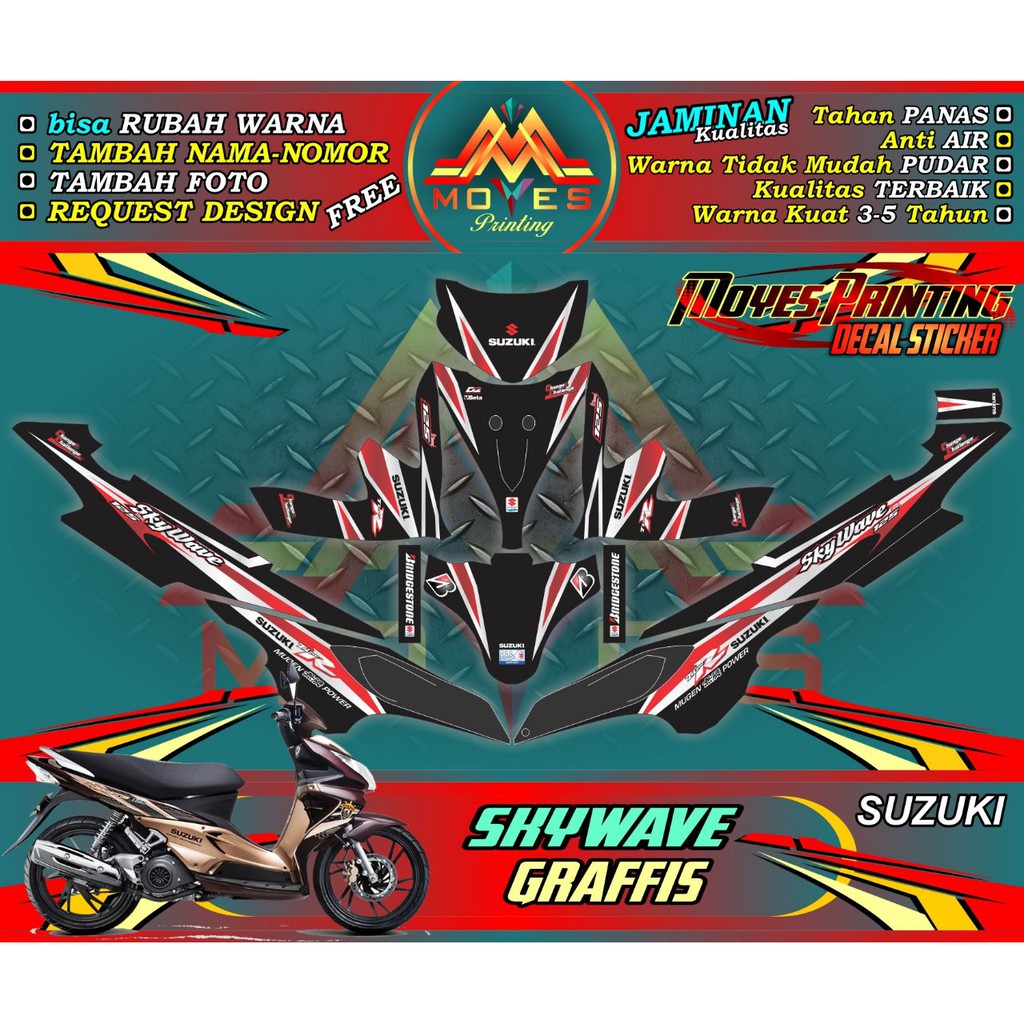 cod stiker motor skywave decal stiker motor skywave stiker skywave_GRAFFIS