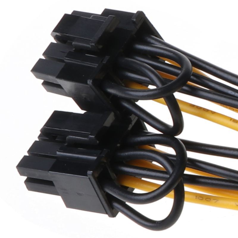 Cre Kabel Splitter Power Supply Cpu 8-pin Ke Pci-E 8-pin (6P + 2p) Panjang 25cm