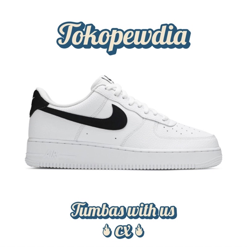 Nike Air Force 1 White Black Mens/Wmns BNIB RESMI