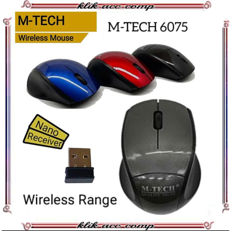 M tech Mouse Wireless 6075 / Mouse wireless SY 6075
