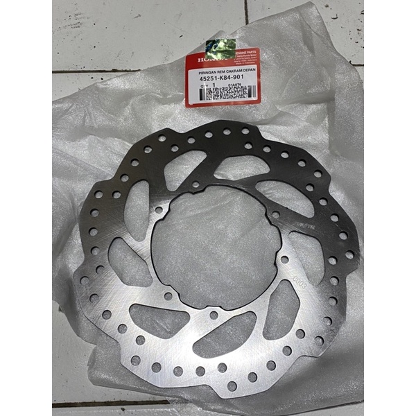 PIRINGAN DISC PIRINGAN CAKRAM DISC BRAKE HONDA CRF 150L CRF 150 L PIRINGAN CAKRAM DEPAN CRF 150 ORIG