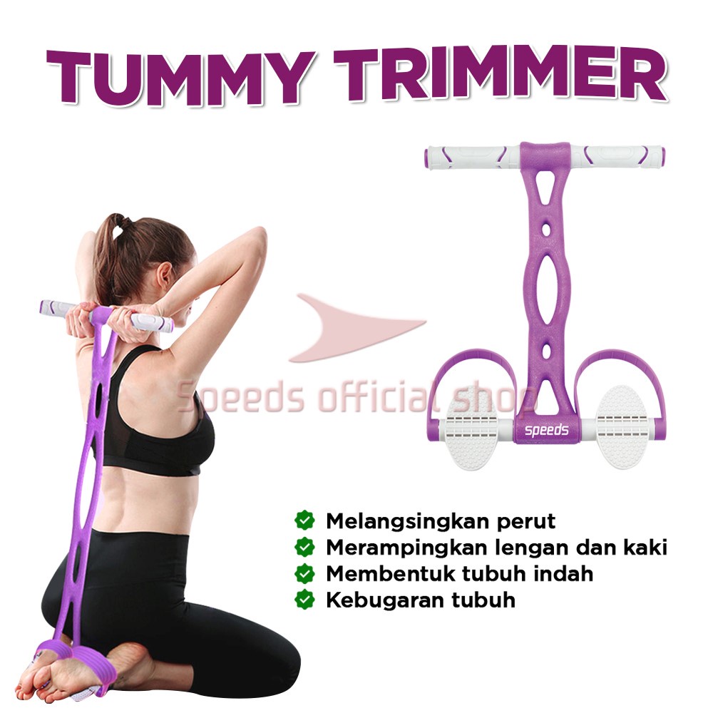 SPEEDS Tummy Trimmer TPR Alat Sit Up Body Trimmer Alat Olahraga Fitness Gym 024-2