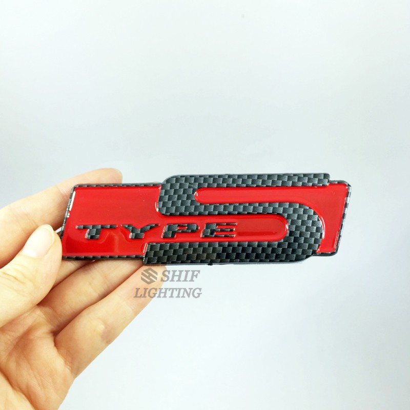 1pc Stiker Emblem Tiper MUGEN Carbon Fiber Untuk Mobil Honda