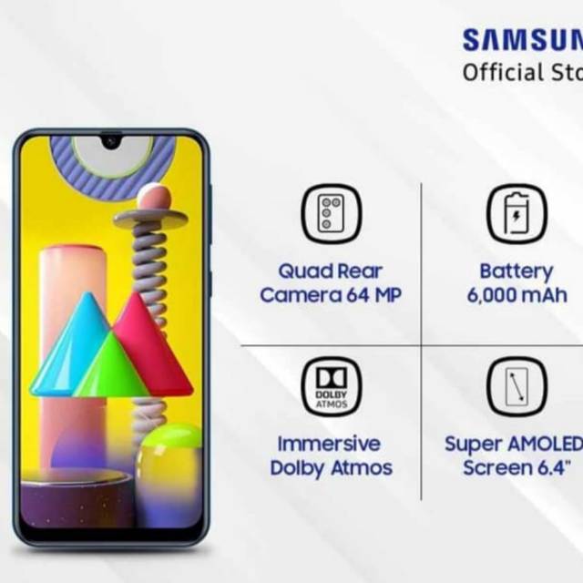 Samsung Galaxy M32 [8GB / 128GB ] & Samsung Galaxy M32 [6 GB/ 128 GB] Garansi Resmi Sein-1
