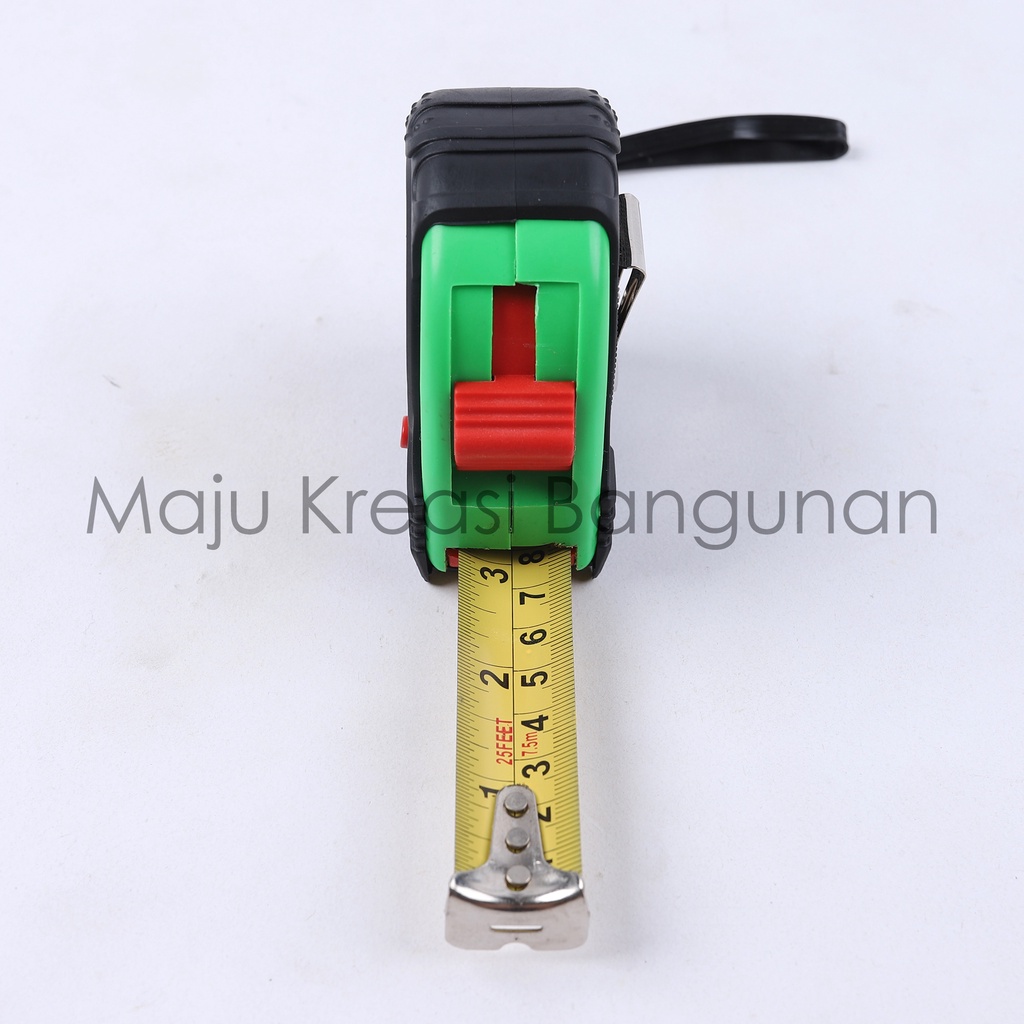 TERMURAH Meteran Karet 7.5 Meter Self Stop Lock 7.5M Measuring Tape 7.5 M Rol Meter Harga Grosir 7,5 7,5M VPR Stonegate