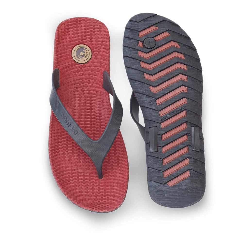 CAMOU - OWEN SANGUINE CRIMSON - Sandal Jepit Pria OWEN Crimson