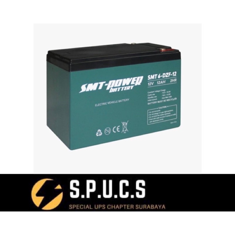 AKI SELIS SMT POWER 12V12AH/DZF/VRLA/BATERAI SELIS