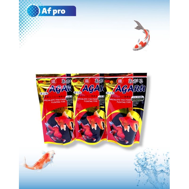 MAKANAN IKAN PELLET IKAN AGARU FLOATING TYPE, SINKING TYPE 100GR