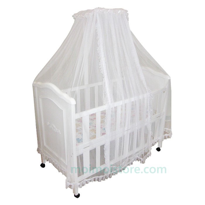 Ibu & Bayi - Perlengkapan Tidur Bayi - Kelambu - Kelambu Baby Box 1 Tiang U002F Kelambu Box Kayu