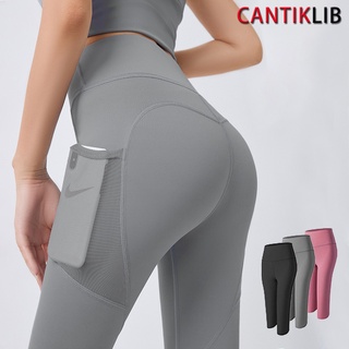 CANTIKLIB Wanita Leggings Olahraga/ yoga cropped/ tinggi pantat celana ketat olahraga /Berlari/Olahraga Gym Fitness/ Yoga/ Zumba