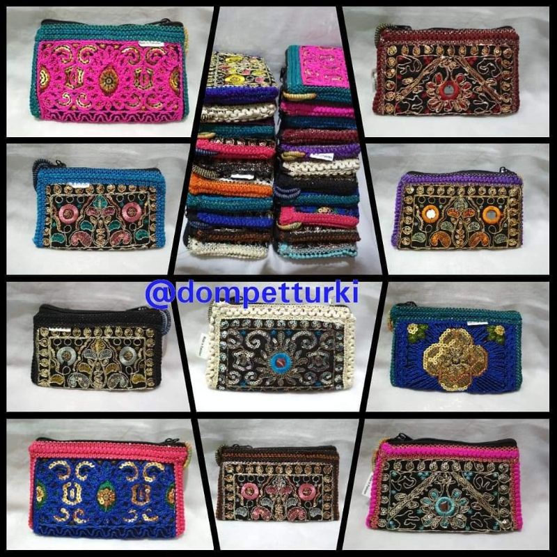 dompet pakistan/dompet mekah L 15 kali 11cm dompet oleh oleh haji dan umroh termurah