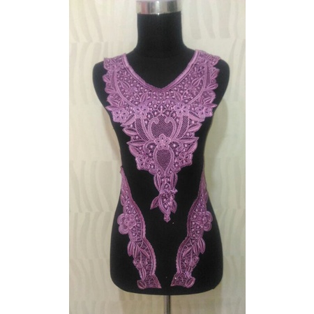 Renda bordir gamis FR009