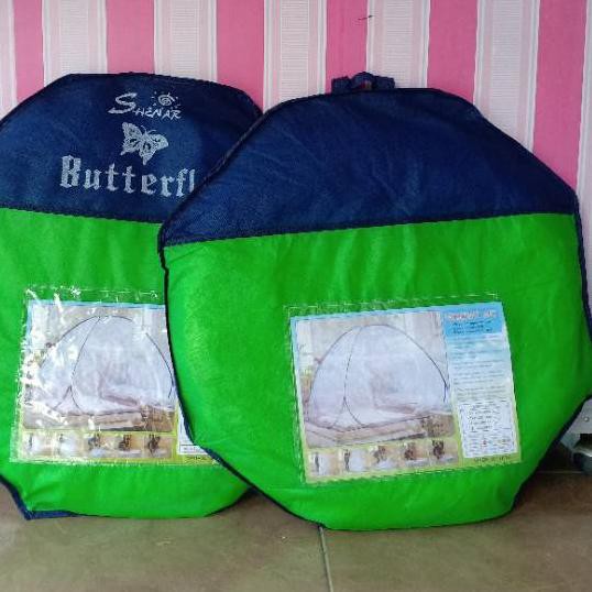 Terbaik KELAMBU BUTTERFLY 200X200 Kelambu Butterfly Kelambu Tenda Kelambu Nyamuk Kelambu lipat. . .