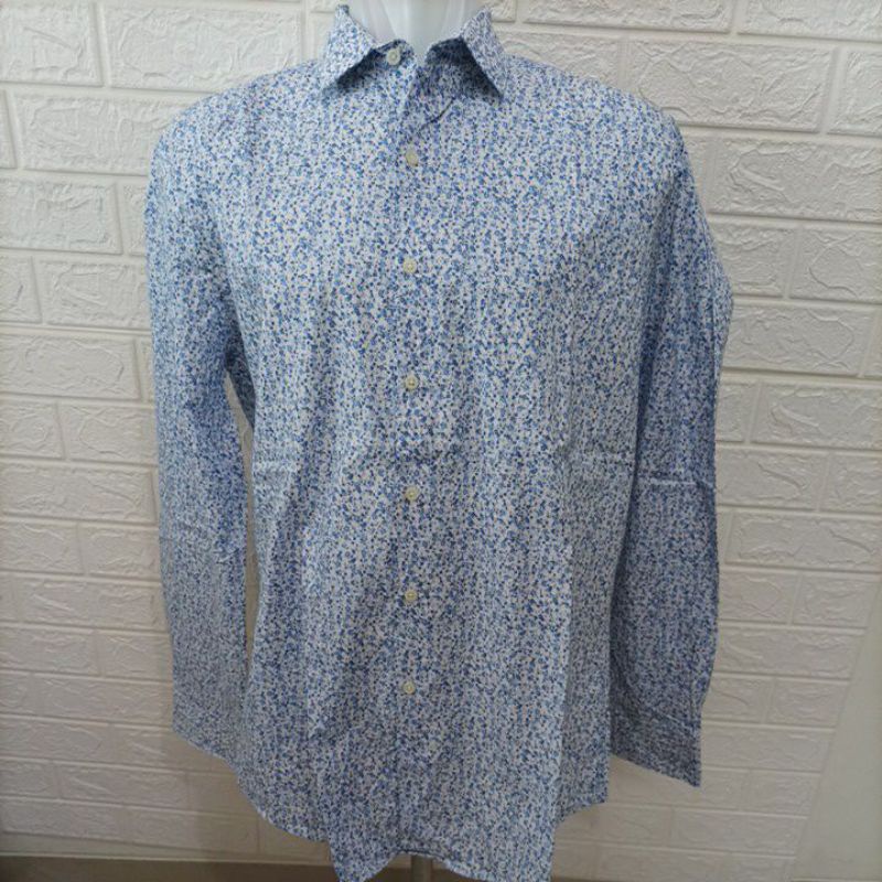 Kemeja Pria Motif Bunga Kecil Bar III