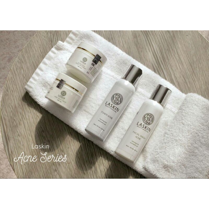 Laskin Acne Series Skincare free pouch & gift