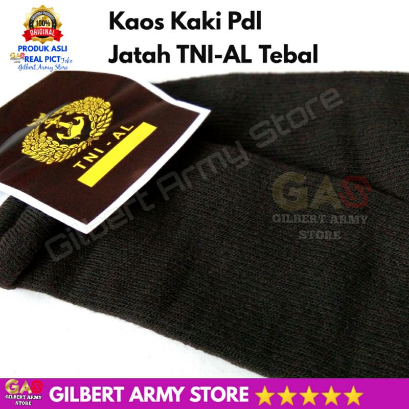 Grosir Kaos Kaki Jatah Tni Al Putih Olahraga Hitam Pdl Tebal Asli Original Premium GILBERT ARMY STORE Cotton Murah Terbaru