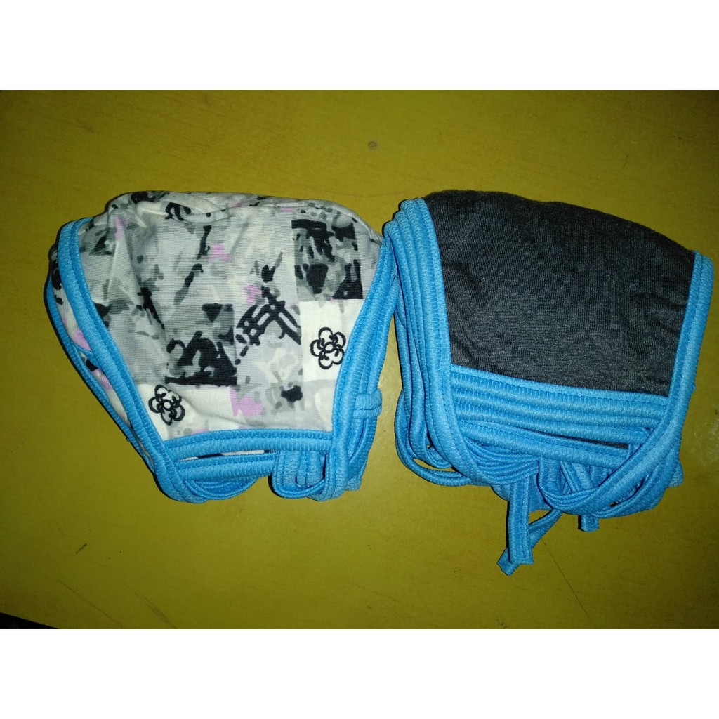 MASKER KAIN CAMPUR bergaris isi 12