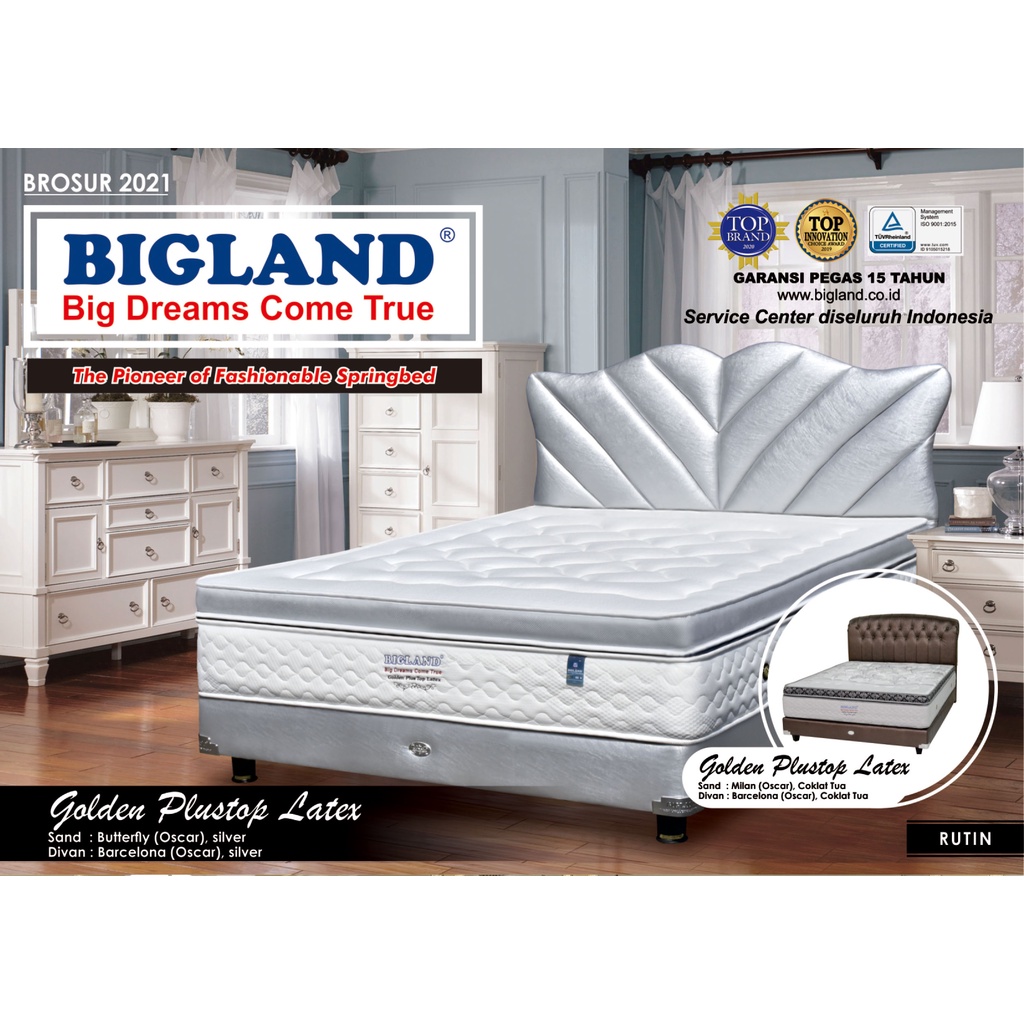 BIGLAND SPRINGBED GOLDEN PLUSTOP LATEX