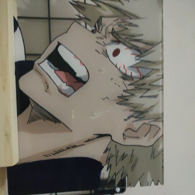 

Glass Painting Bakugo