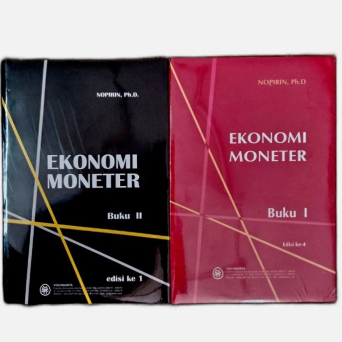 Hot Sale Buku Ekonomi Moneter Buku 1 & 2 Nopirin. Terbaru