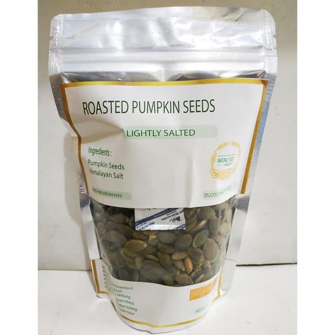 

MURAH PROMO Pumpkin Seeds Panggang Sedikit Asin - 250 gr