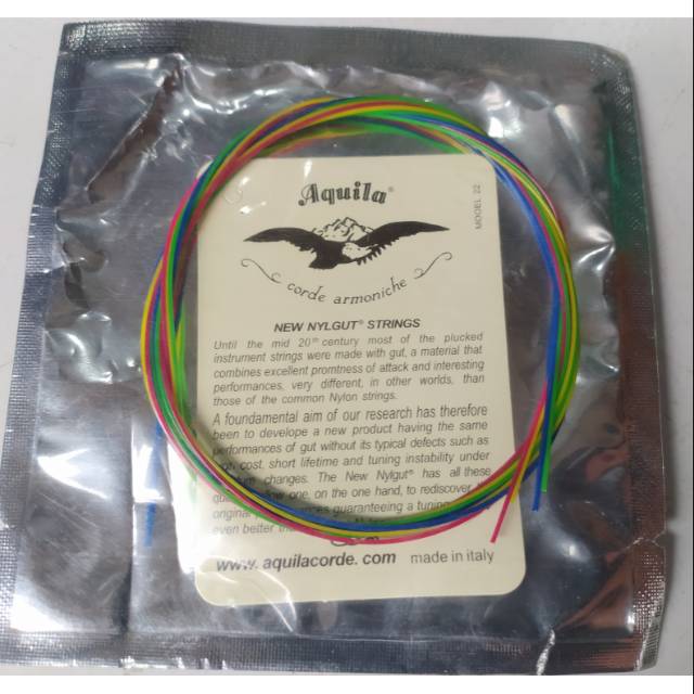 Senar Gitar Ukulele Aquila Nylon warna kualitas import